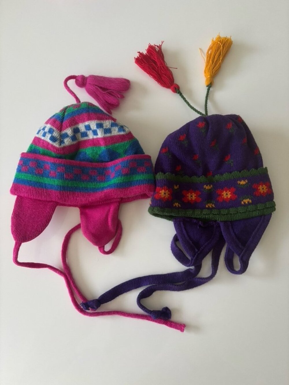 2 Hanna Andersson Beanie unisex winter hat size S Small Ski Snow Sweden